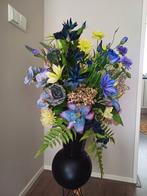 Prachtige zijden bloemen boeket nieuw, Ophalen of Verzenden, Nieuw