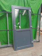 Kunststof Buitendeur 1/2glas  b98 x h200 cm -2339-, Niet ingevuld, Kunststof, Gebruikt, 80 tot 100 cm