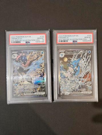 Pokemon Greninja EX #132 & Kingdra EX #131 PSA 10 beschikbaar voor biedingen