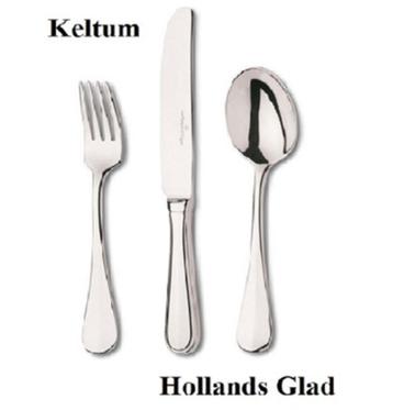 Kinderbestek Hollands Glad Keltum verzilverd .925 beschikbaar voor biedingen
