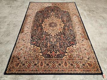 Vintage Persian wol vloerkleed Meched blue animals 200x296cm beschikbaar voor biedingen