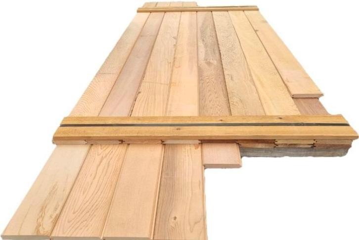4.75 m2 Red Cedar puntgroef - nr: HP251, Tuin en Terras, Palen, Balken en Planken, Nieuw, Planken, 250 cm of meer, Ophalen