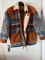 Suede met stof gevoerd jack. Maat: M (valt heel groot/2XL), Kleding | Heren, Jassen | Winter, Ophalen of Verzenden, Gedragen, Overige maten