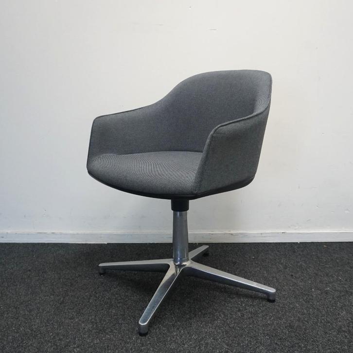 Vitra Softshell Design Stoelen | Vergaderstoel | Grijze Stof, Huis en Inrichting, Stoelen, Gebruikt, Vijf, Zes of meer stoelen