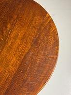 Bijzettafel antiek rond eiken, Ophalen