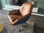 Leren fauteuil Montel, Huis en Inrichting, Fauteuils, Ophalen, Minder dan 75 cm, Leer, Zo goed als nieuw