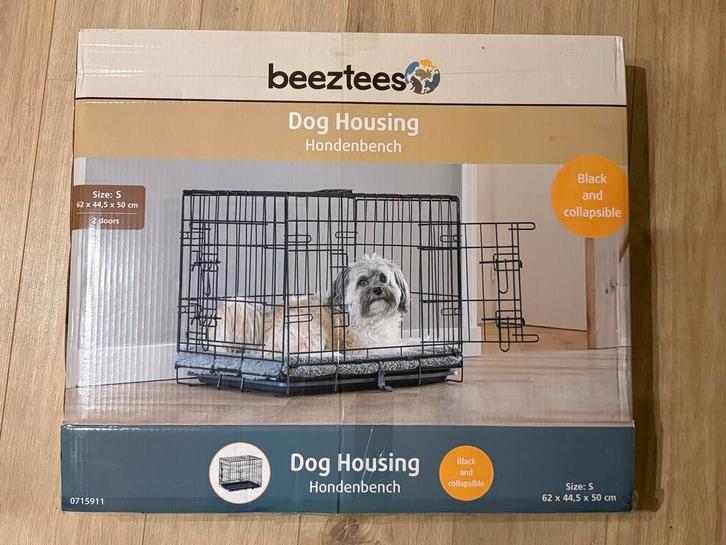 Beeztees hondenbench maat S, Dieren en Toebehoren, Hondenbenches, Zo goed als nieuw, Ophalen