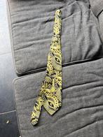 Stropdas Groen zwart paisley print. Merk: triton, Ophalen of Verzenden, Zo goed als nieuw, Zwart