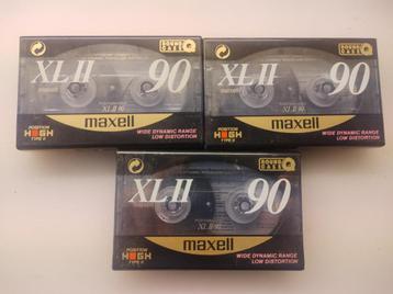 Maxell XLII 90 cassettes 3 stuks XLII90 beschikbaar voor biedingen