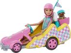 Barbie Stacie met Go-kart - Barbie auto - Barbiepop. NIEUW, Kinderen en Baby's, Speelgoed | Poppen, Barbie, Nieuw, Ophalen of Verzenden