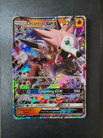 Pokemon JUMBO kaart Lycanroc GX 200hp, Ophalen of Verzenden, Zo goed als nieuw, Losse kaart