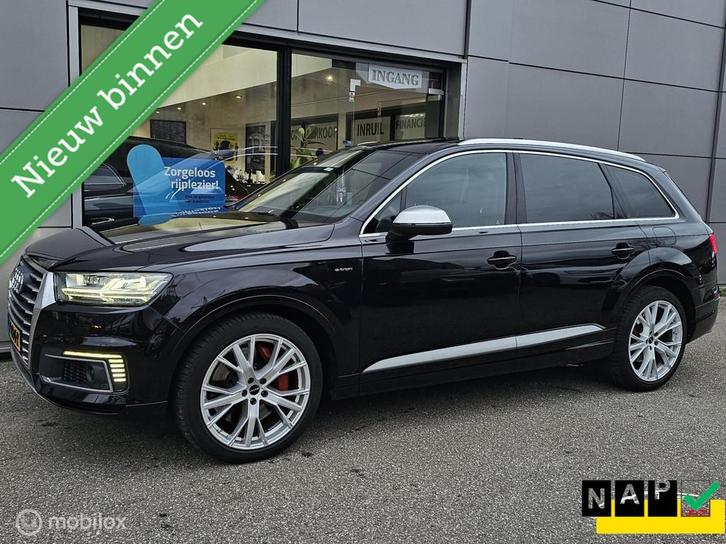 Audi Q7 3.0 TDI e-tron quattro Sport Panorama/HUD/SQ7 difuss, Auto's, Audi, Bedrijf, Te koop, Q7, 4x4, ABS, Achteruitrijcamera