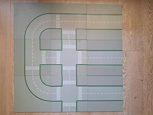 * Lego: 9 wegenplaten, platen, grondplaten, weg plaat *, Kinderen en Baby's, Speelgoed | Duplo en Lego, Gebruikt, Lego, Losse stenen
