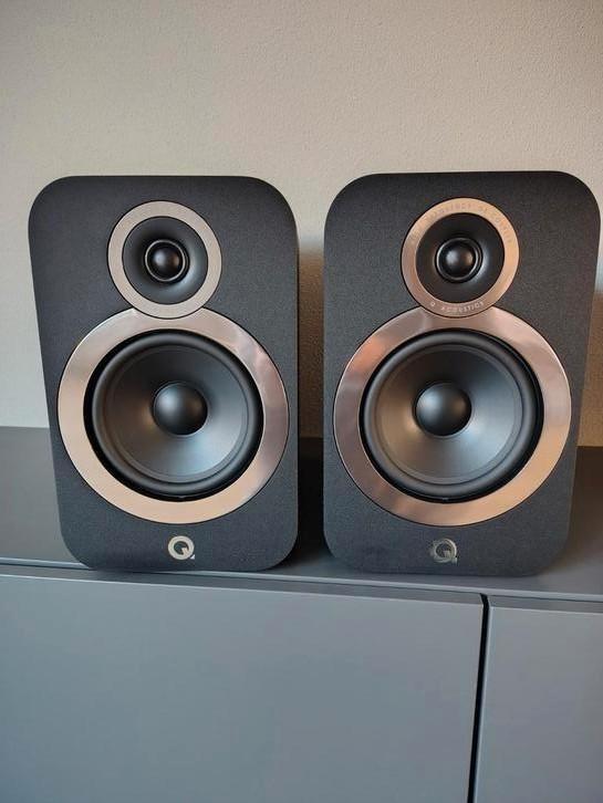 Q acoustics 3030i, Audio, Tv en Foto, Luidsprekers, Zo goed als nieuw, Front, Rear of Stereo speakers, 60 tot 120 watt, Overige merken