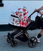 Kinderwagen Cybex priam blossem  maxicosi, Kinderen en Baby's, Kinderwagens en Combinaties, Zo goed als nieuw, Combiwagen, Verstelbare duwstang