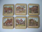 6 Onderzetters English Cottages in Doos - Pimpernel - zgan, Huis en Inrichting, Woonaccessoires | Onderzetters, Ophalen of Verzenden