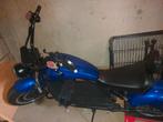 Blauwe Elektrische Scooter - Weinig Gebruikt, Fietsen en Brommers, Snorfietsen en Snorscooters, Ophalen, Zo goed als nieuw, Elektrisch