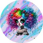 L756 icing frosting clown 20cm eetbare taart print top, Ophalen of Verzenden, Nieuw, Taarten, Versiering