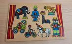 Houten puzzel - Circus, Ophalen of Verzenden, 10 tot 50 stukjes, Gebruikt, Van hout