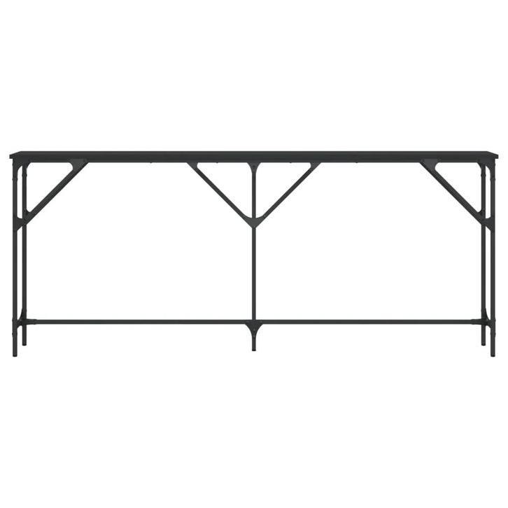 Wandtafel / sidetable zwart 180x23x75 cm, Huis en Inrichting, Tafels | Sidetables, Nieuw, 25 tot 50 cm, 150 tot 200 cm, Rechthoekig