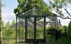 maxi kas 2,36 X 4,57 of 3,09 X 6,04 zwart, Tuin en Terras, Kassen, Verzenden, Glas, Aluminium, Kweekkas
