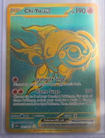 Chi-Yu EX 241/091 Paldean Fates  Pokémonkaart beschikbaar voor biedingen