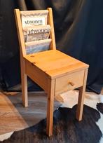 IKEA Sörum Stoel met Lektuurvak, Ophalen, Zo goed als nieuw, Wit, Eén