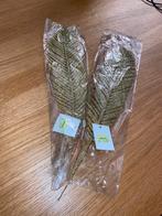 2 gouden glitter veren Intratuin, Ophalen of Verzenden, Nieuw