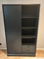 WOOOD Move Wandkast Zwart - 120x200x42 cm, Ophalen, Overige materialen, Gebruikt, 100 tot 150 cm