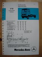 Mercedes LP 813 Technische Specificatie folder 1976 – LP813, Zo goed als nieuw, Ophalen, Mercedes-Benz, Mercedes