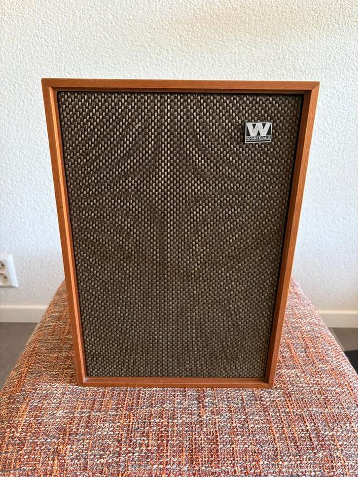 Vintage Wharfedale Denton 3 3-weg speakers, Audio, Tv en Foto, Luidsprekers, Gebruikt, Front, Rear of Stereo speakers, Minder dan 60 watt