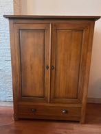Antieke massief houten TV-kast, Gebruikt, 100 tot 150 cm, 100 tot 150 cm, Eikenhout