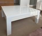 Hoogglans witte salontafel 100x100, 50 tot 100 cm, Gebruikt, Ophalen, 50 tot 100 cm