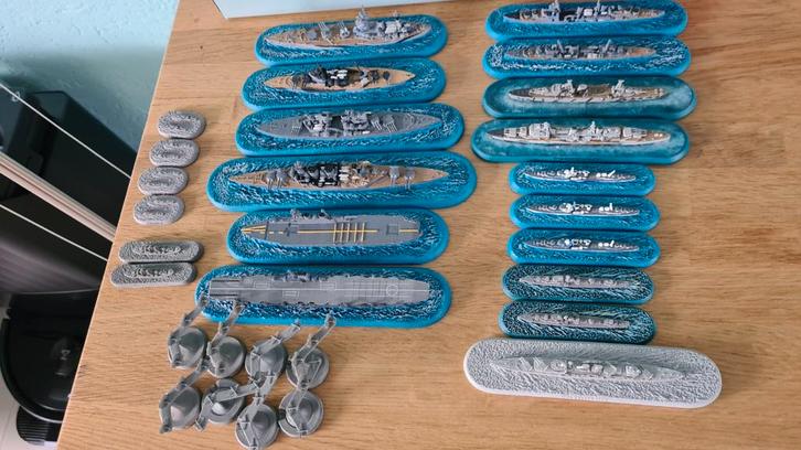 Victory at Sea Royal Navy Vloot - Geverfd, Hobby en Vrije tijd, Modelbouw | Auto's en Voertuigen, Gebruikt, Overige typen, 1:50 of kleiner