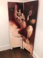 kunst kamerscherm, Ophalen