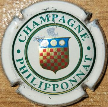 Champagnecapsule PHILIPPONNAT wit & groen nr.32a beschikbaar voor biedingen