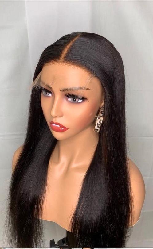 Pruik / wig 100% menselijke haar, Sieraden, Tassen en Uiterlijk, Uiterlijk | Haarverzorging, Nieuw, Pruik of Haarverlenging, Verzenden