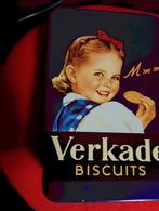 Verkade Biscuits vintage blik uit Zaandam Holland, Verzamelen, Blikken, Ophalen of Verzenden, Zo goed als nieuw, Koek(jes), Verkade