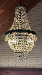 Prachtige Kristallen Kroonluchter, Ophalen, Gebruikt, Glas