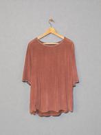 Gustav bruin beige chain embroidery maat XXL 44 t-shirt top, Beige, Maat 42/44 (L), Ophalen of Verzenden, Zo goed als nieuw