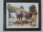 Peter Goodhall, print met paarden 2, Ophalen
