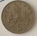 5 new pence Engeland 1969, Ophalen of Verzenden
