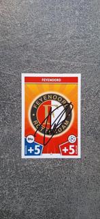 Topps Trading card met handtekening Dirk Kuyt Feyenoord logo, Verzenden, Nieuw, Feyenoord, Spelerskaart