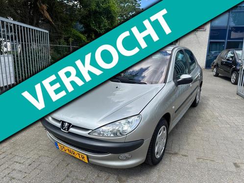 Peugeot 206 1.4-16V Gentry, Leer, 5 Deurs, Clima, Apk 04/202, Auto's, Peugeot, Bedrijf, Te koop, ABS, Airbags, Airconditioning