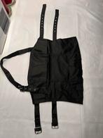 Zwarte buckle rok – verstelbaar – edgy/punk stijl – uniseks, Ophalen of Verzenden, Zo goed als nieuw, Zwart, Zonder mouw