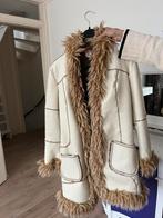 Bontjas, Beige, Zo goed als nieuw, Maat 36 (S), Miss sixty