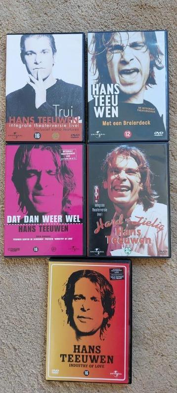 5x DVD HANS TEEUWEN  beschikbaar voor biedingen