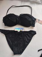 Nieuwe zwarte kanten bikini - Primark maat M, Primark, Zwart, Nieuw, Ophalen of Verzenden
