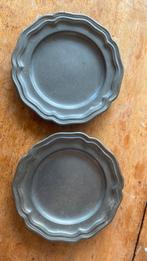 2 tinnen onderzetters, Antiek en Kunst, Ophalen of Verzenden
