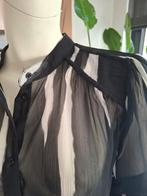 Shoeby zwart wit blouse tuniek opstaande boord xxxl 46 48, Zwart, Maat 46/48 (XL) of groter, Ophalen of Verzenden, Zo goed als nieuw